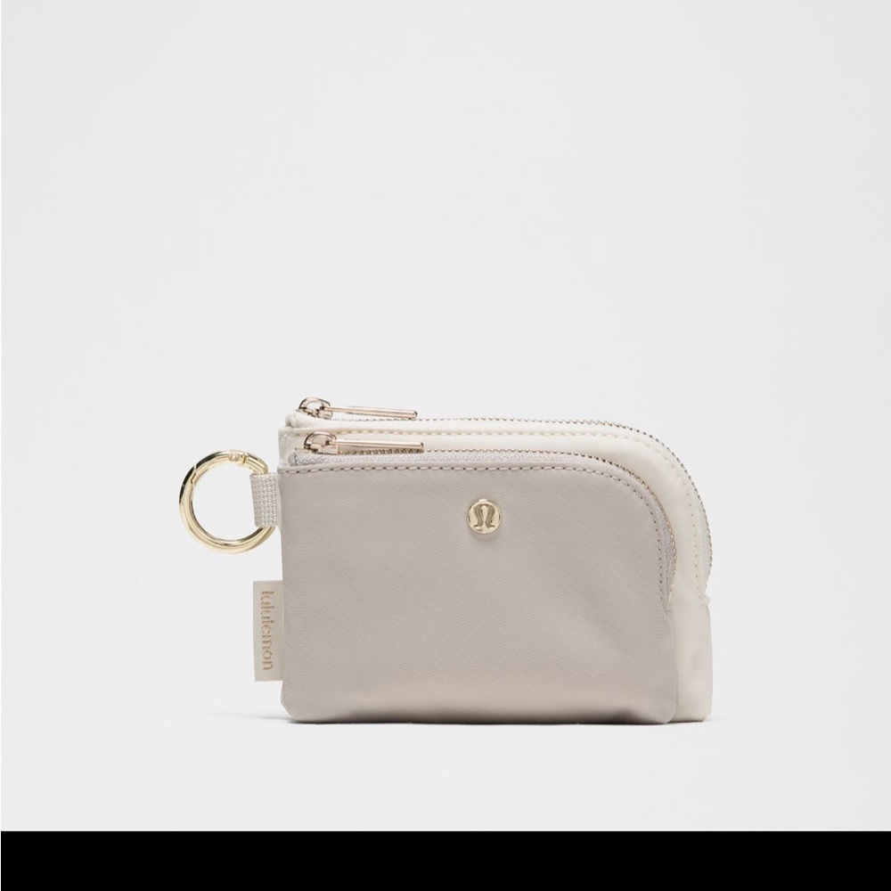 lululemon double zip card pouch